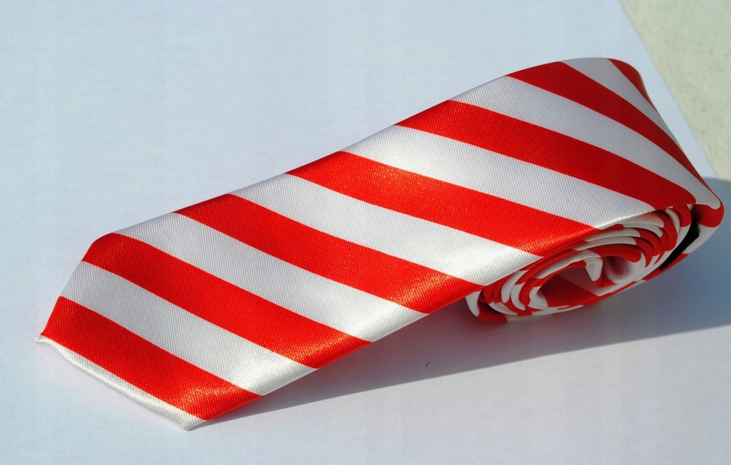 KRAWAT STREFA KIBICA POLSKA REPREZENTACJI Szerokość produktu 6 cm