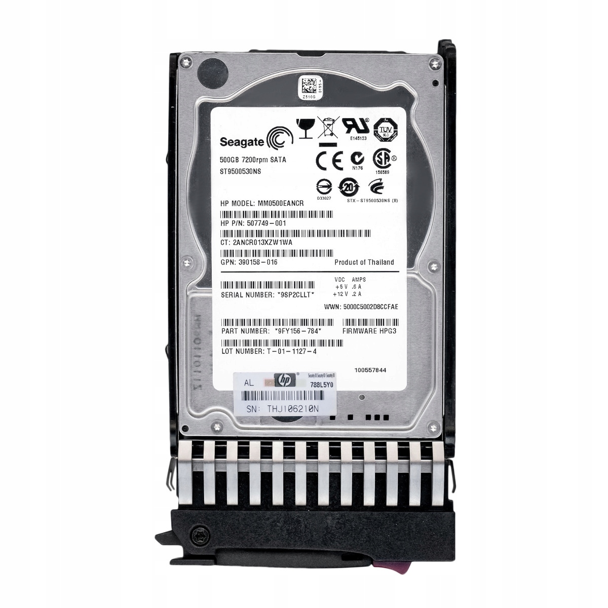 Hp 507749-001 500GB 7.2K 32MB Sata II 2.5'' MM0500EANCR