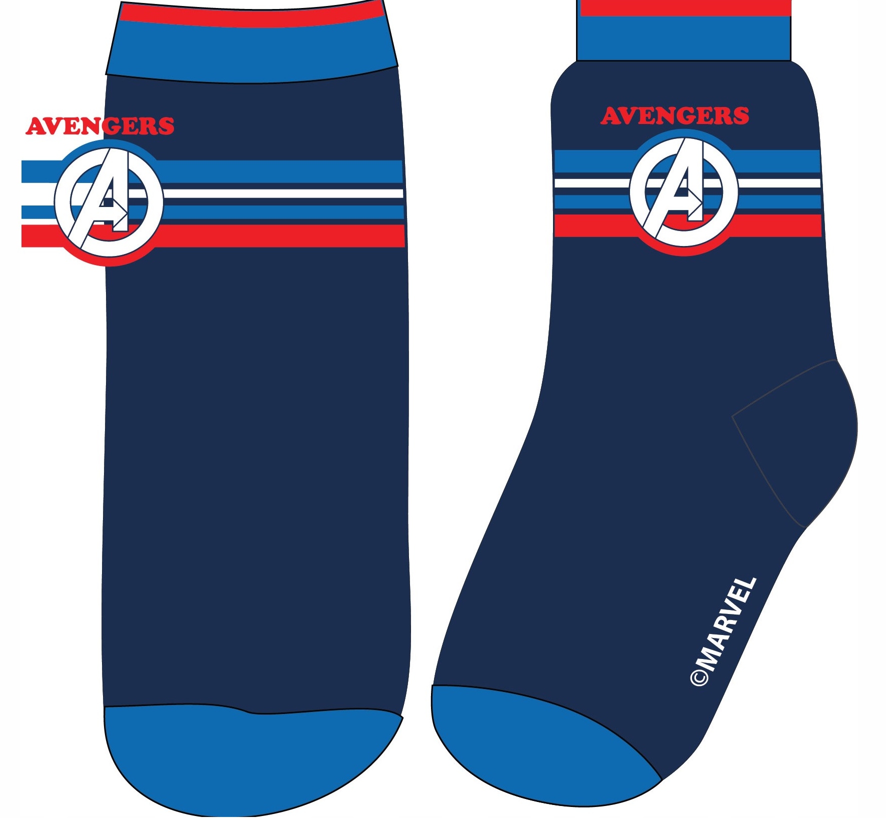 

Skarpetki Avengers 27/30 Granatowe