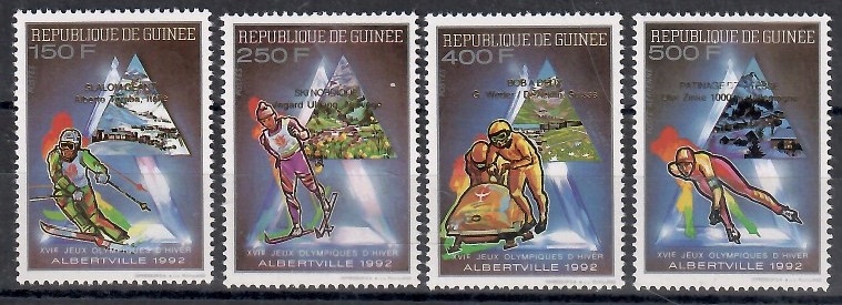Gwinea 1993 Mi 1408-1411aA Czyste **