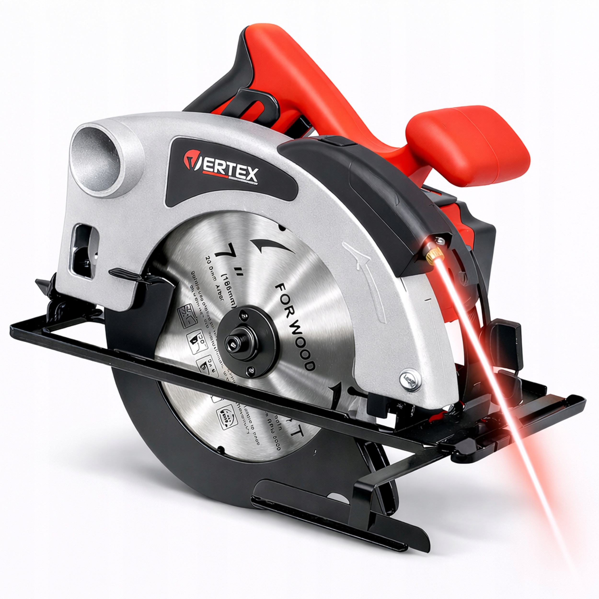 Laserová Kotoučová Pila 1400 W 4500 ot/min Kotouč 185 mm Set