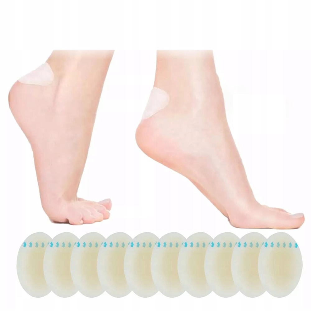 ZESTAW PLASTRY HYDROKOLOIDOWE NA ODCISKI PĘCHERZE OBTARCIA STÓP 15SZT