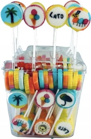 Levně Astra Lízátka Desénové 10g Ovocné 100 kusů