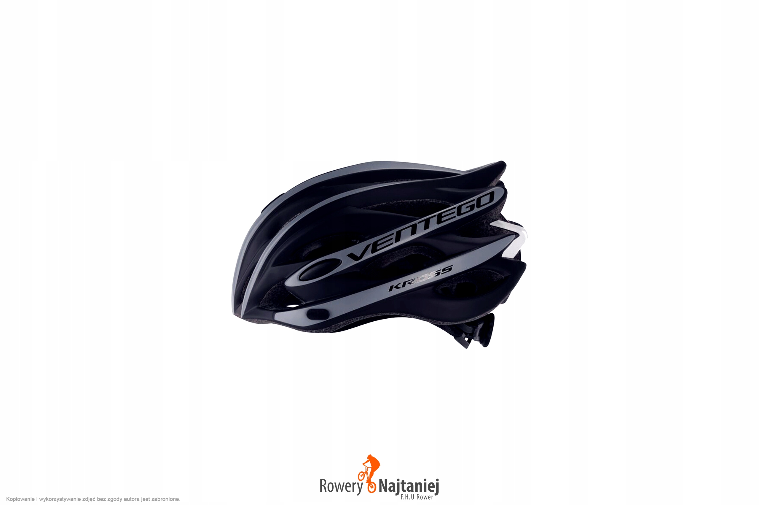 Kask rowerowy KROSS VENTEGO czarny M (54-58 cm) Kolor czarny