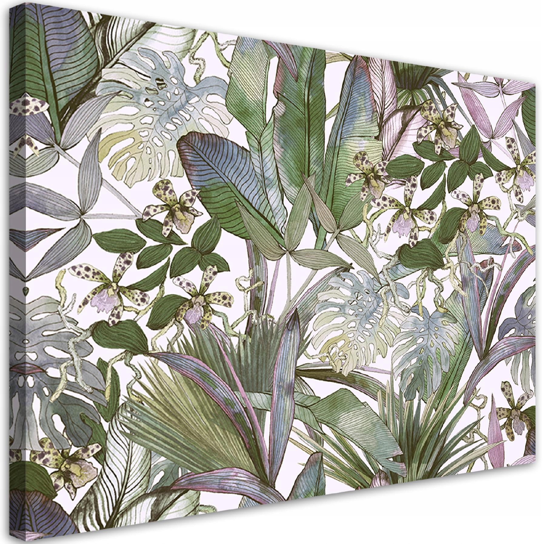 Obraz Tropické listy monstera 90x60