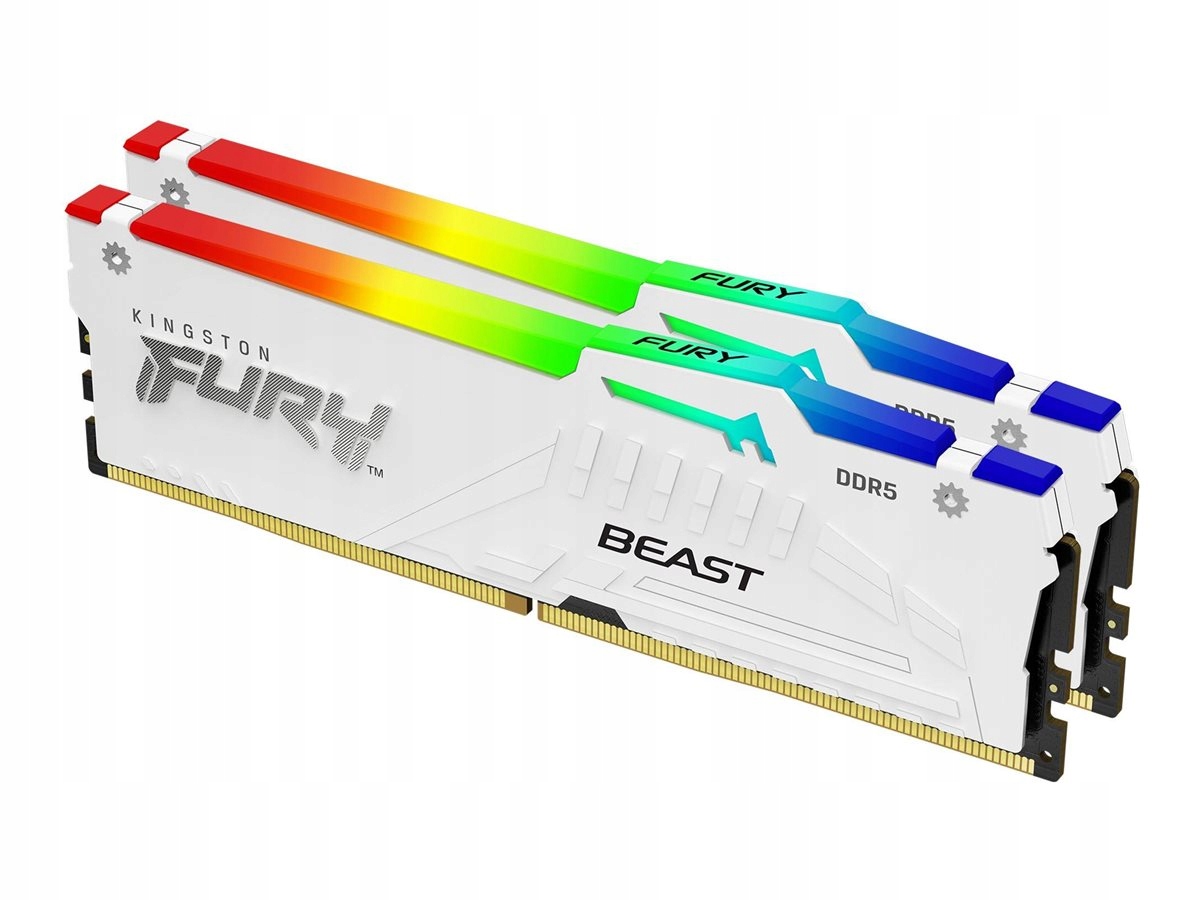 Pamäť Ram Kingston Fury Beast Rgb DDR5 64GB 6400MHz CL32 KF564C32BWEAK2-64