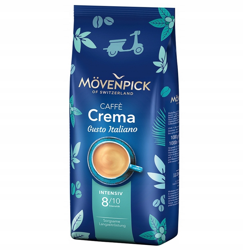 Kawa ziarnista Movenpick Crema Gusto Italiano 1kg x 2 sztuki