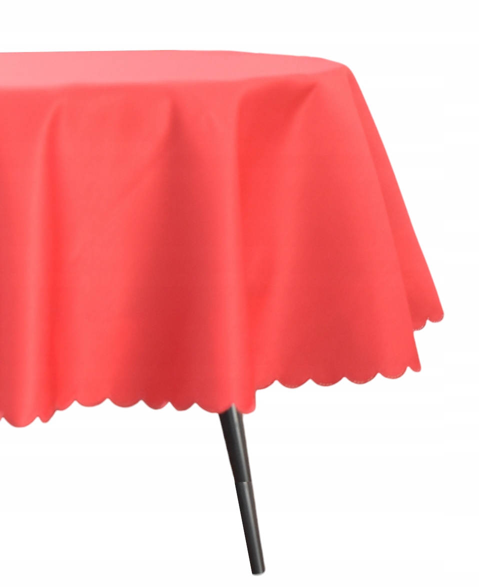 Skvrnitý Ubrus Ovál 130 X 180 CM Červený Oválný Záblesk