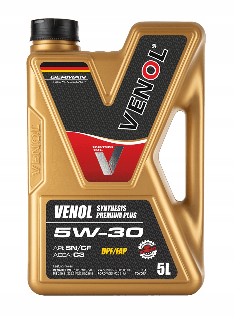 Olej Syntetyk Venol Economic 5W30 5L Germany