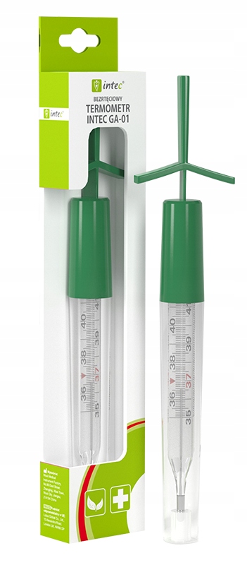 

Termometr bezrtęciowy ekologiczny Intec GA-01