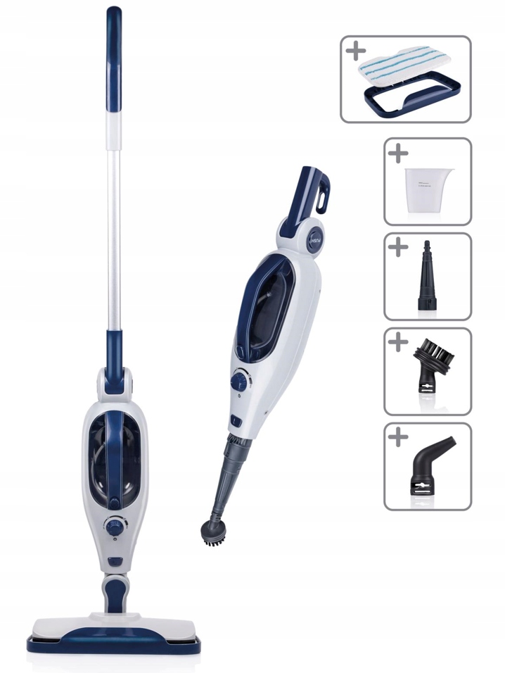 Mop parowy Dirt devil DD7004 biało-niebieski