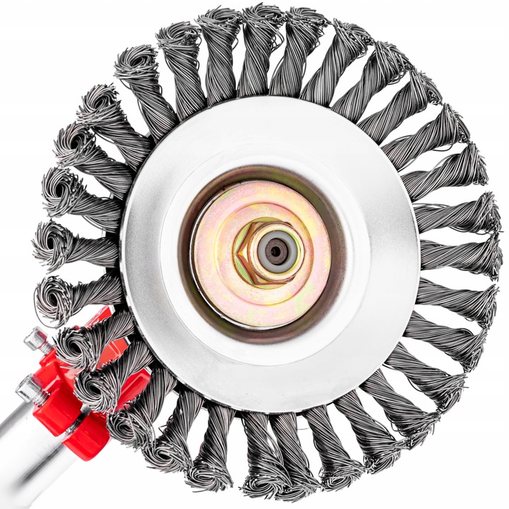 DRUCIAK TARCZA SZCZOTKA DRUCIANA KOSY CHWAST 150mm Marka German