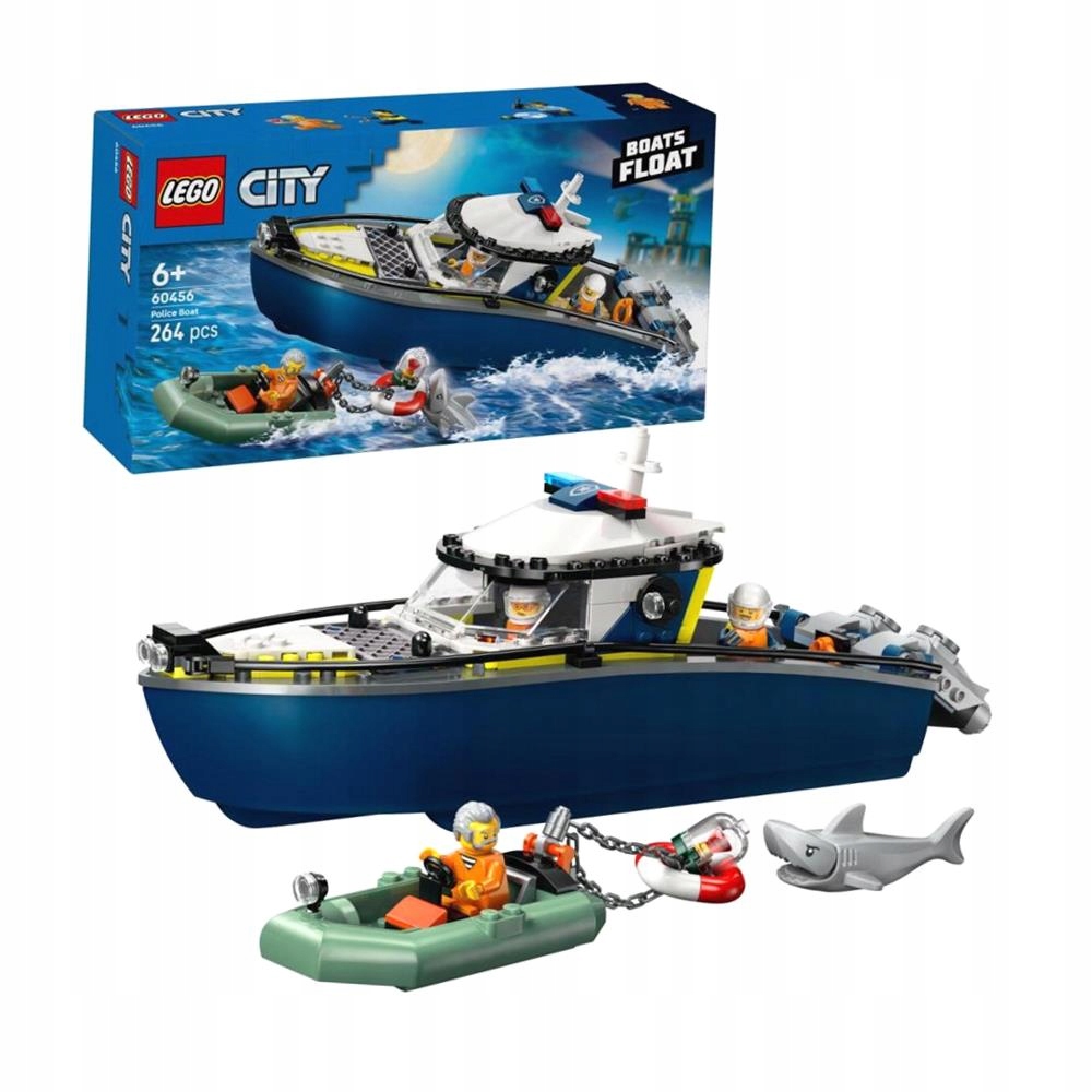 Lego(r) City 60456 – Pronásledování Policejní Lodí