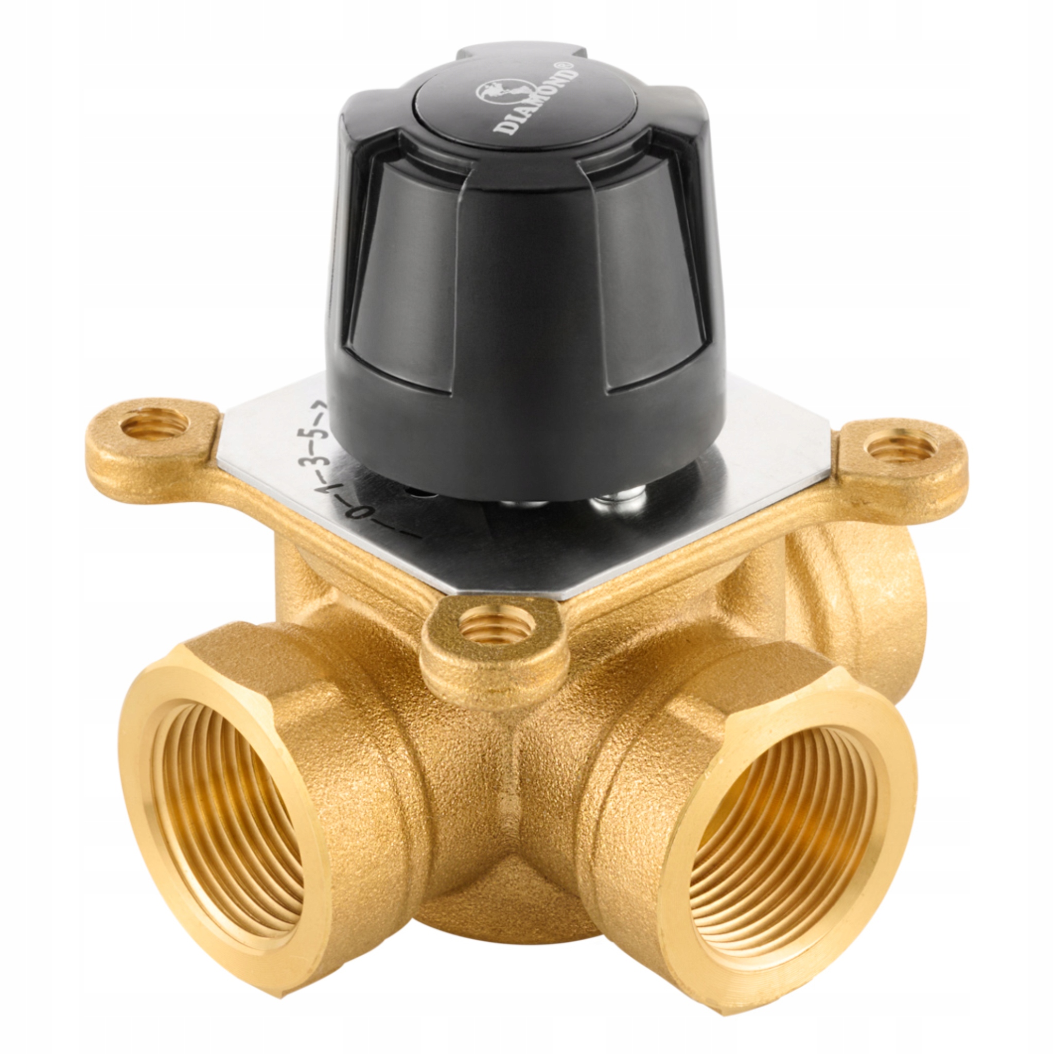 3-CESTNÝ Třícestný Ventil 5/4" DN32 11/4" Směšovací Regulační Směšovač