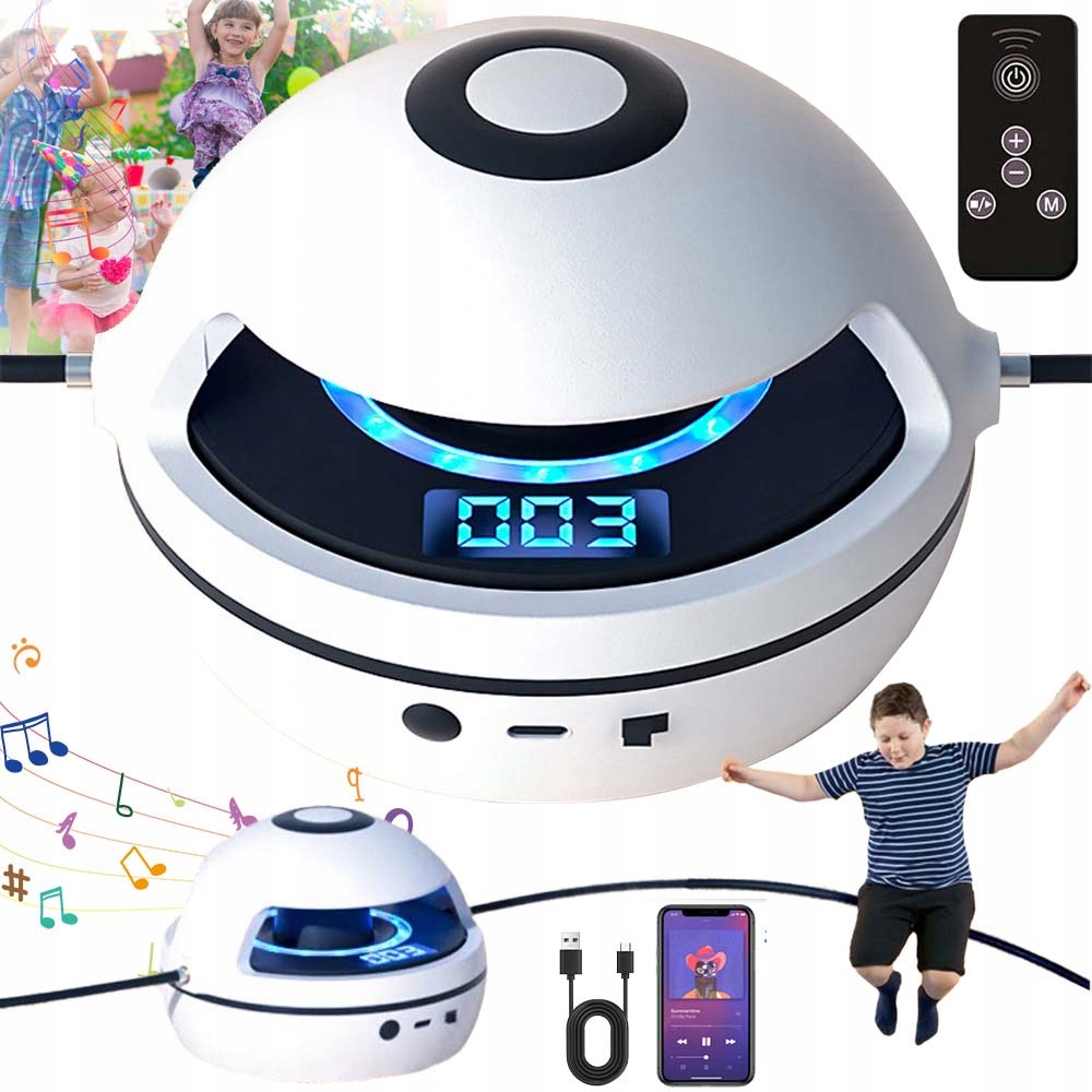 Inteligentní Elektronické Švihadlo Automatické Bluetooth Počítadlo 1200 Mah