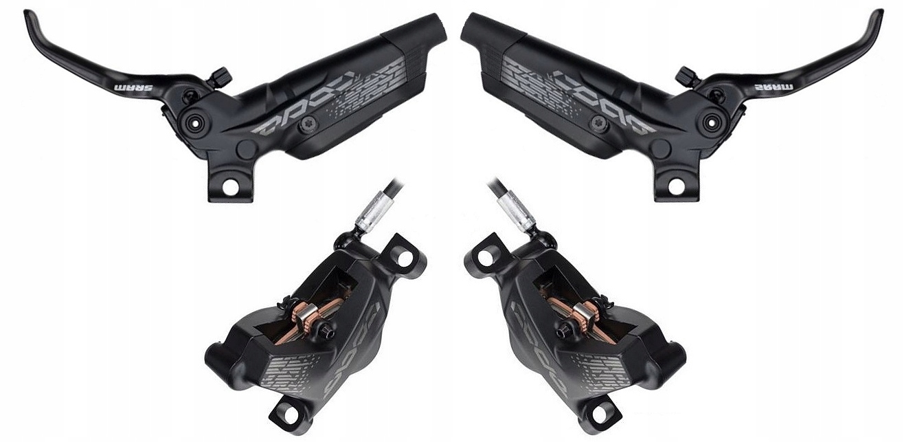 Hamulce Sram Code R 85cm 200cm 4 tłoczkowe tarczowe hydrauliczne przód tył