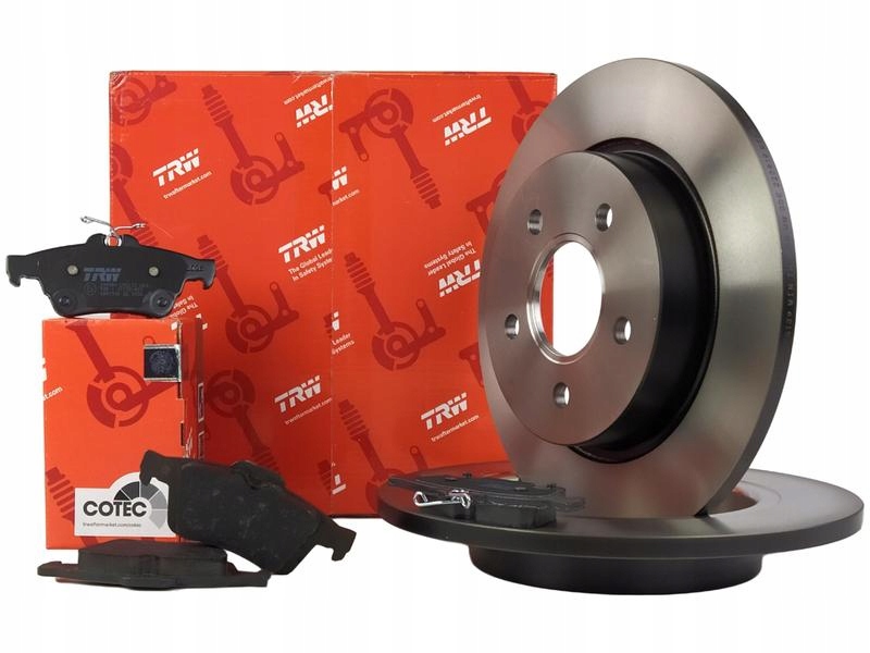 TRW ДИСКИ + КОЛОДКИ ЗАДНИЕ FORD FOCUS MK3 III 271MM