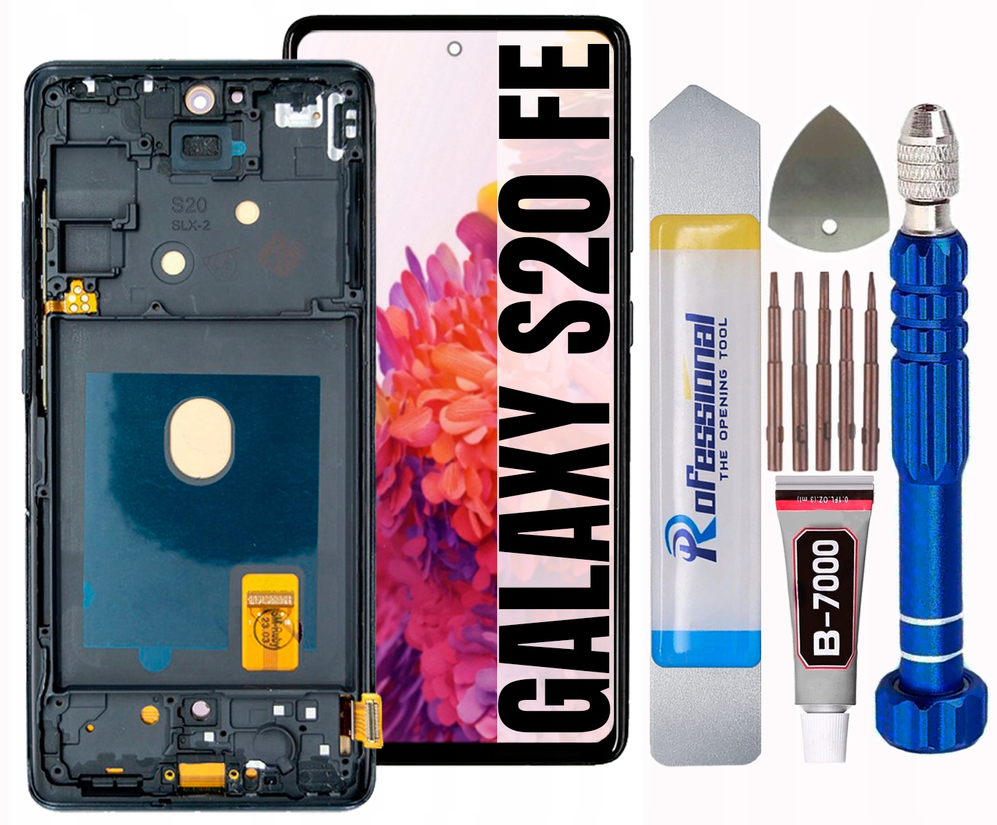 Displej Pro Samsung Galaxy S20 Fe 4G G780 G780F Oled LCD Rámeček