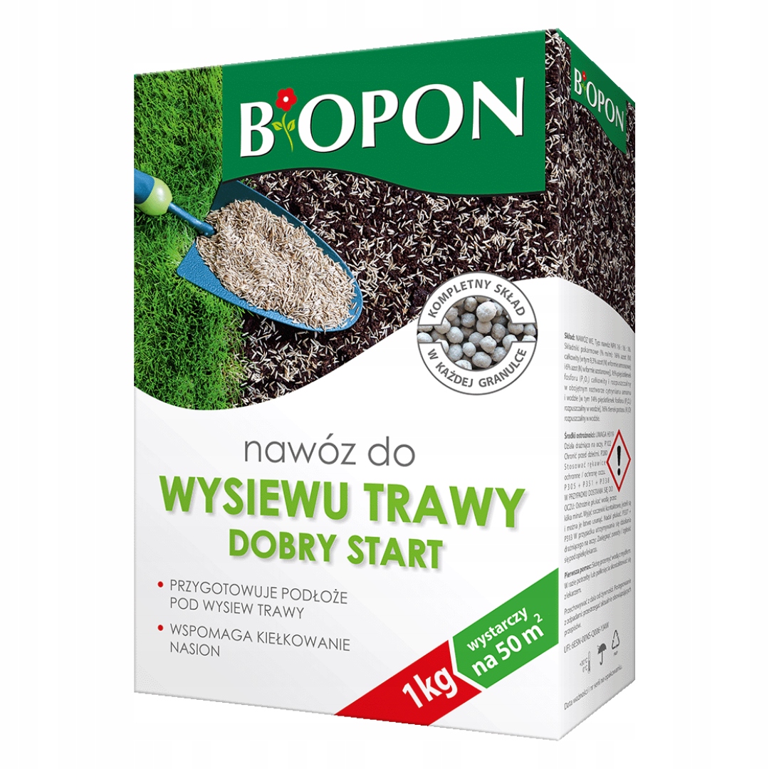 Nawóz Do Wysiewu Trawy DOBRY START Piękny ZDROWY TRAWNIK Biopon 1 kg x2 EAN (GTIN) 5904517344891