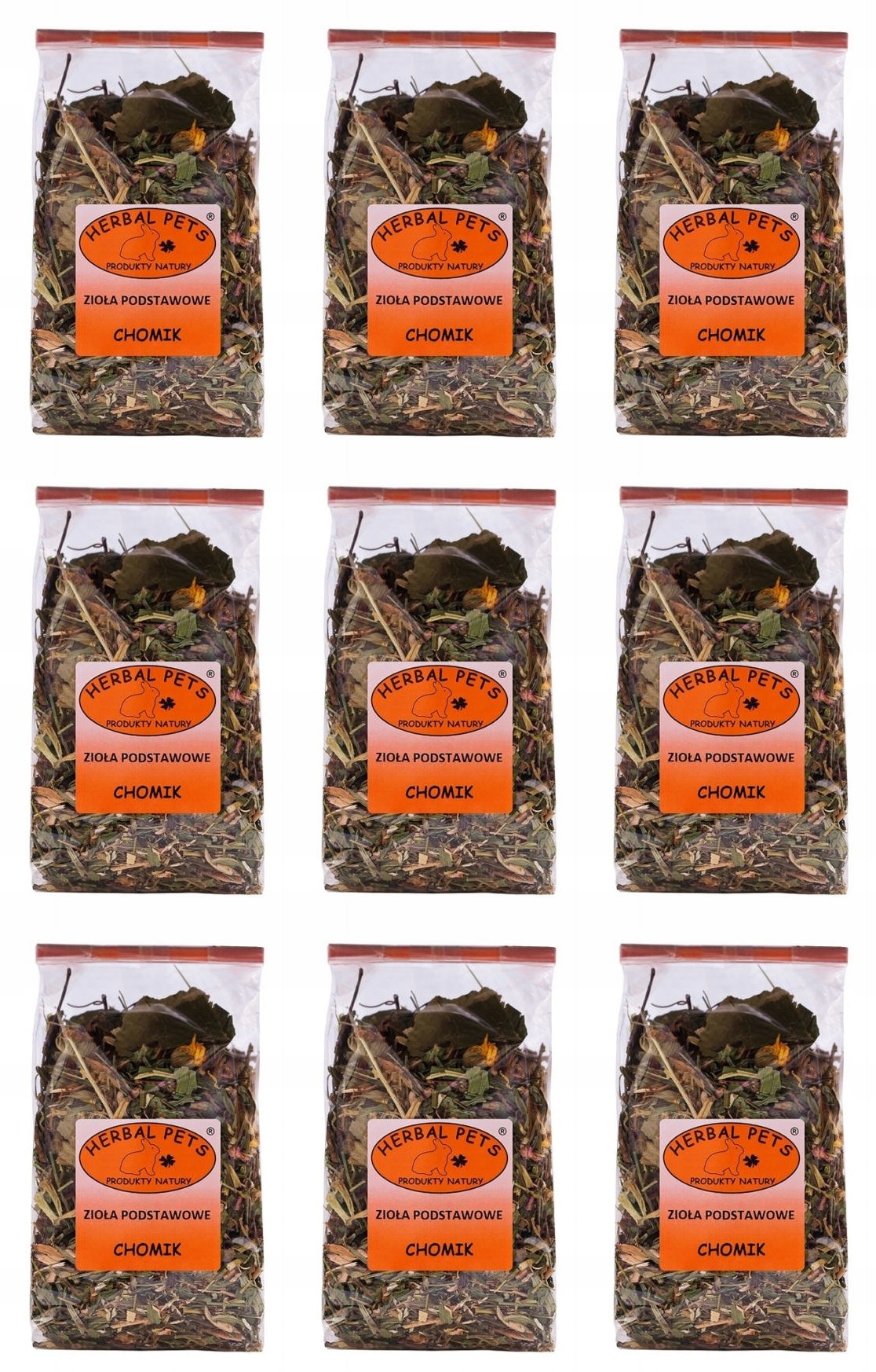 Levně Herbal Pets Základní bylinky Křeček 9x100 g