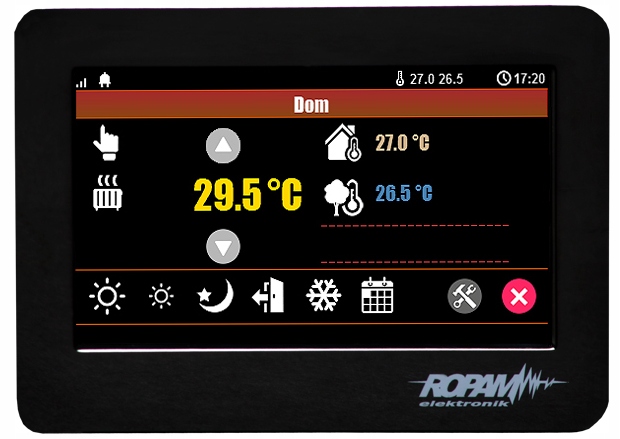 Dotykový Panel Ropam "TPR-4BS-P Čierny