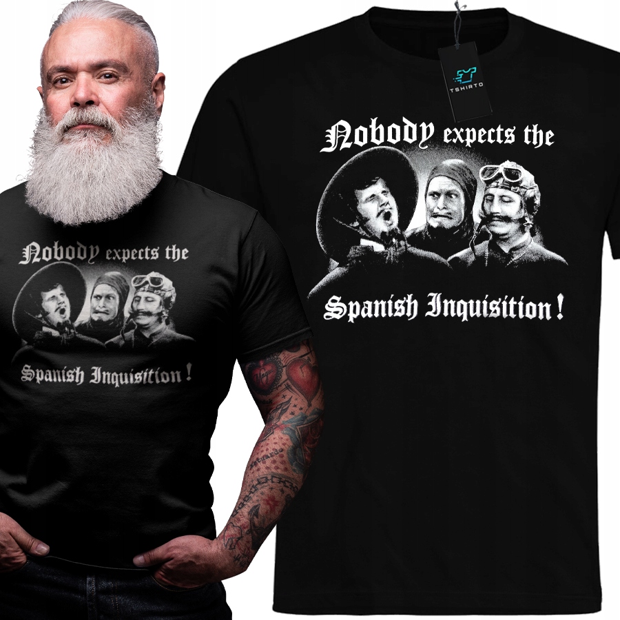 

Koszulka Męska Monty Python Spanish Inkwizycja M