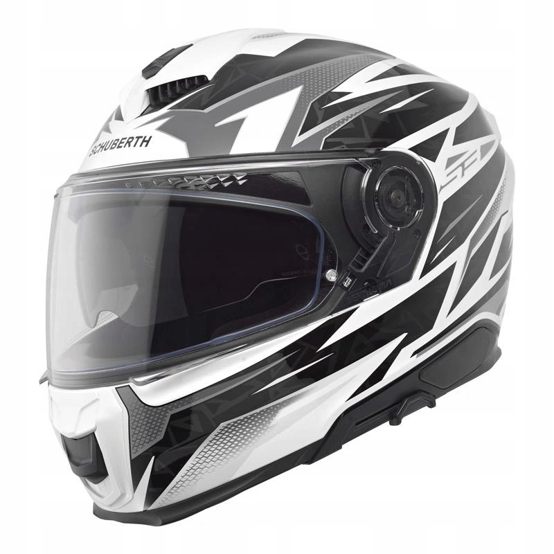 Motocyklová prilba Schuberth S3 Ece Thunder White šedá biela čierna Darčeky