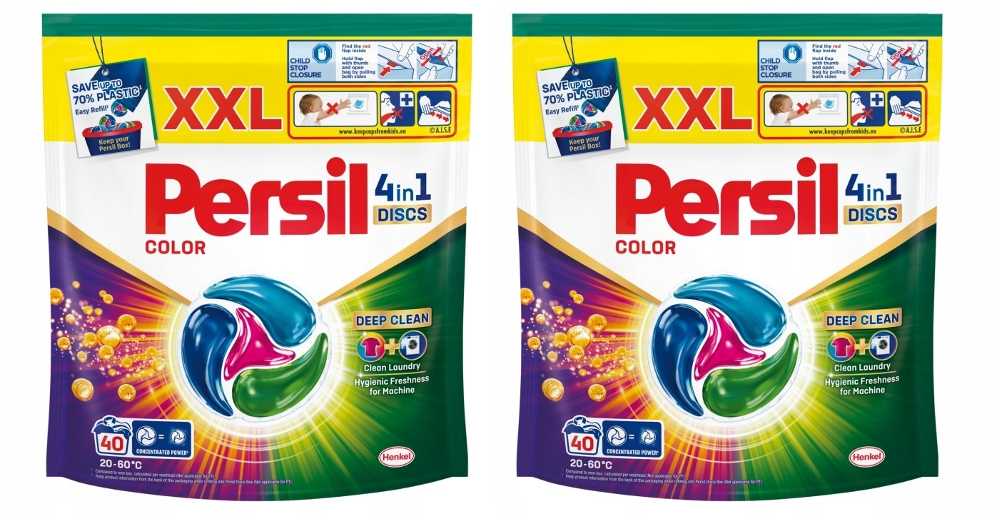 Kapsułki do prania kolorów Persil Discs 4w1 Color 80 prań