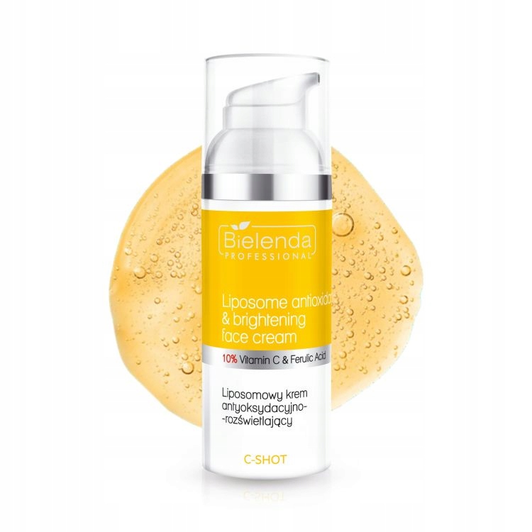 Bielenda – lipozomální antioxidační a rozjasňující krém 10% vitamínu C a