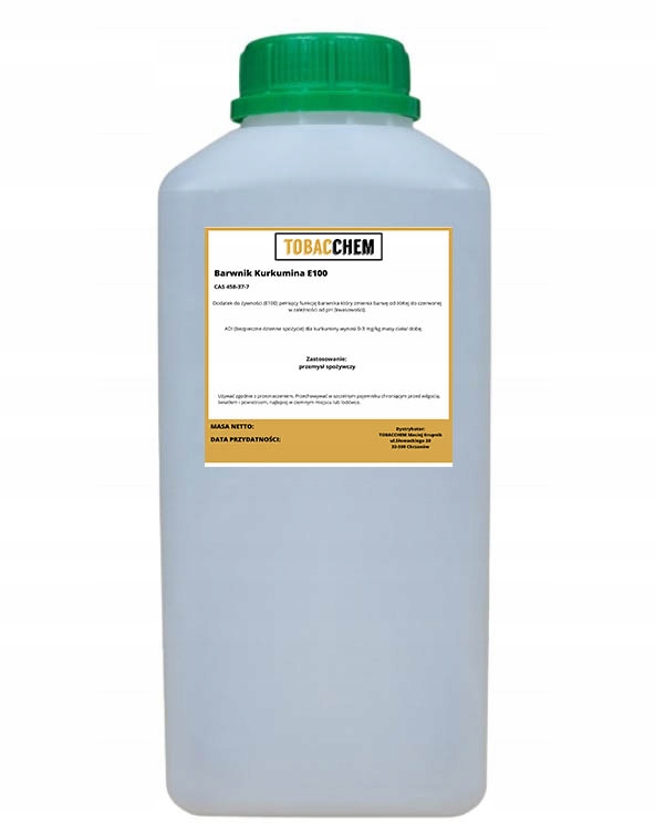 Potravinářské barvivo – Kurkumin E100 8% Ws tekuté 1KG