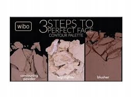 WIBO 3 STEPS TO PERFECT FACE PALETA DO KONTUROWANIA TWARZY