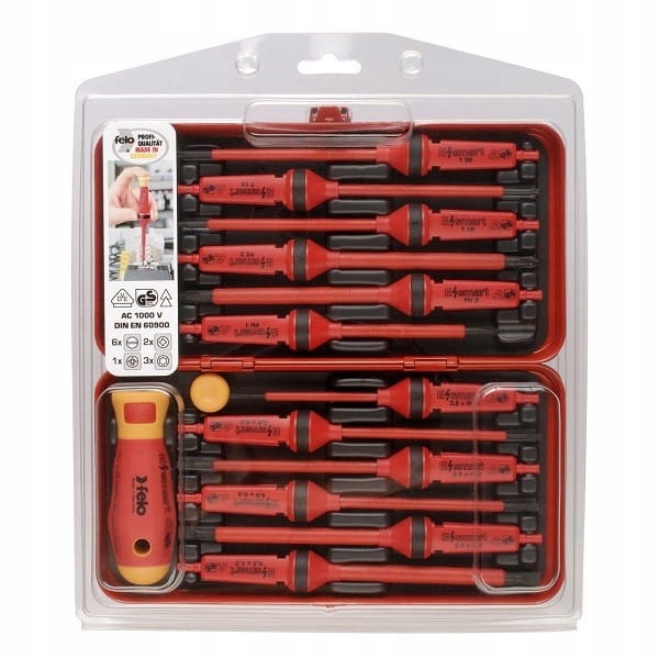 Sada Šroubováků Elektrických Šroubováků E-smart 1000V 14EL. Felo