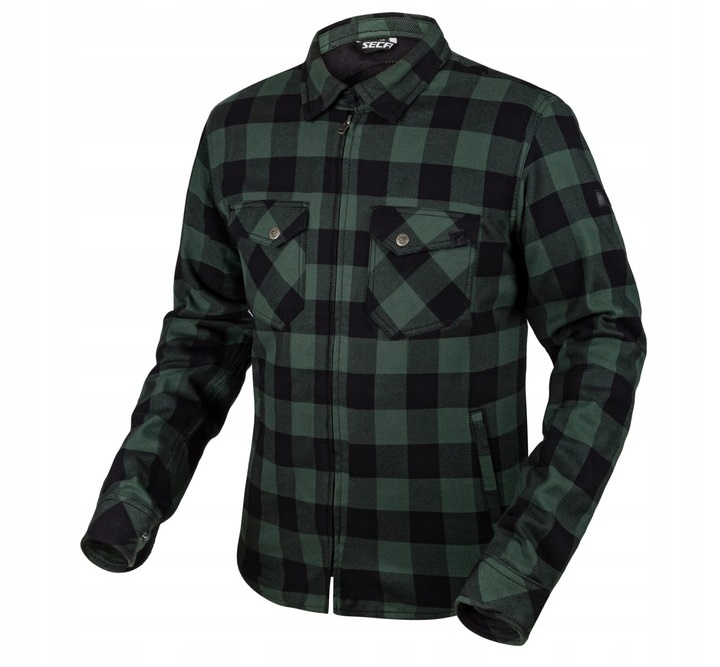 Seca Marshal II Pánska Textilná Motocyklová Košeľa Zelená