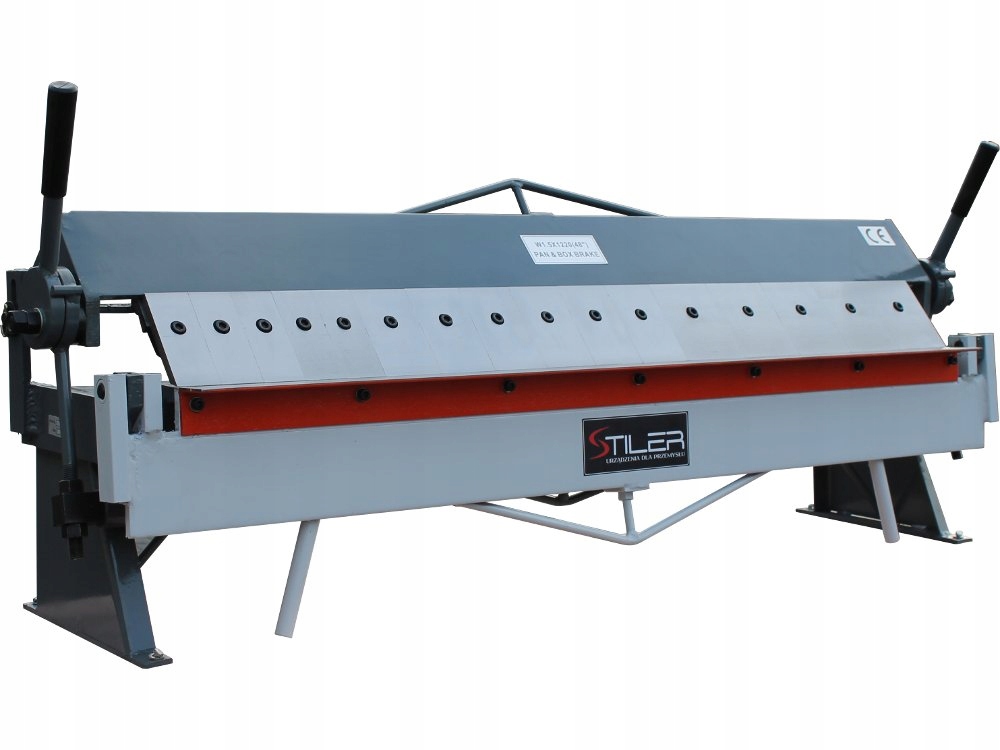 Silná Segmentová Ruční Ohýbačka Na Plech 1,5x1220 mm Ohýbačka Odlitek Ocel