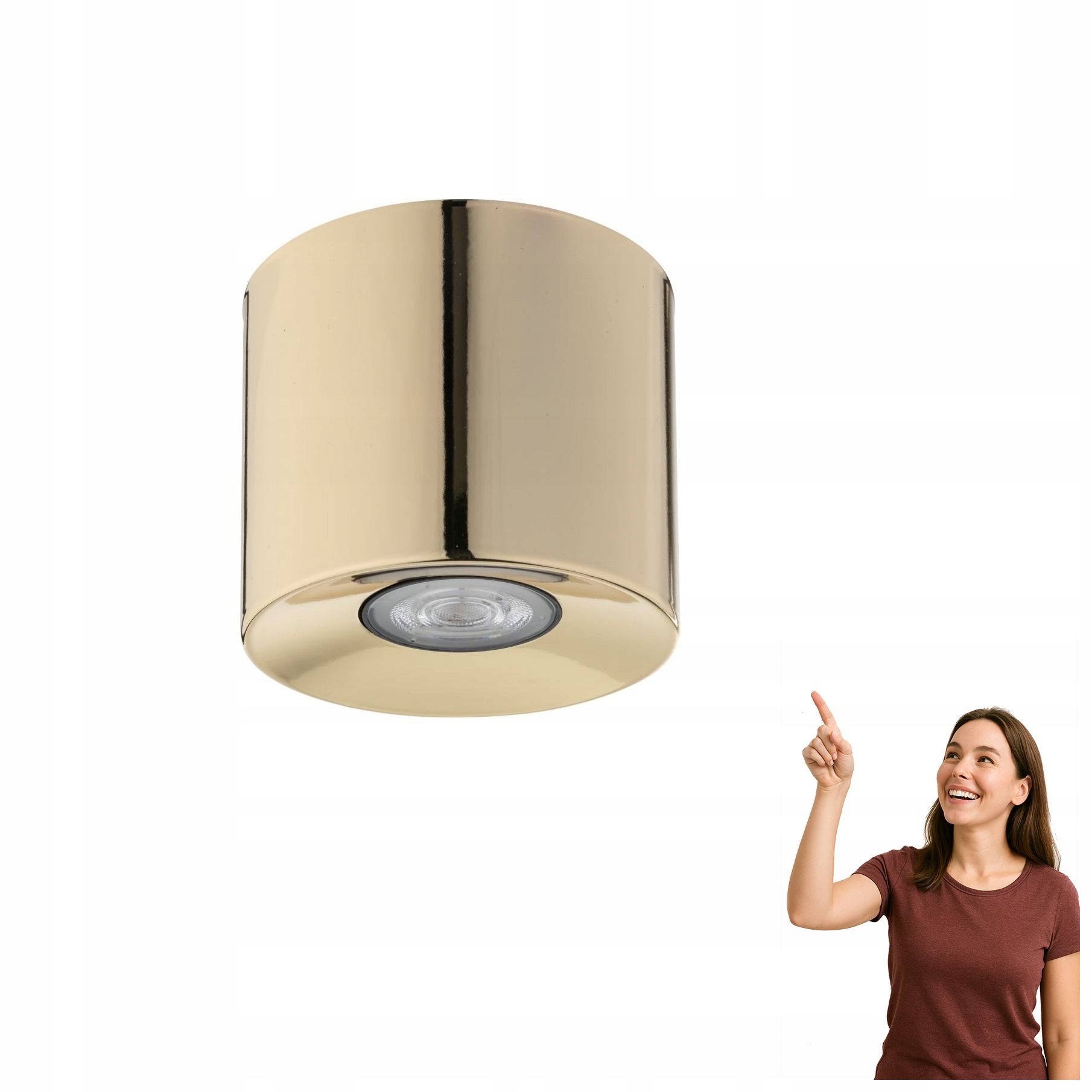 Spotové nástěnné svítidlo Orion S Gold 10128 Tk Lighting