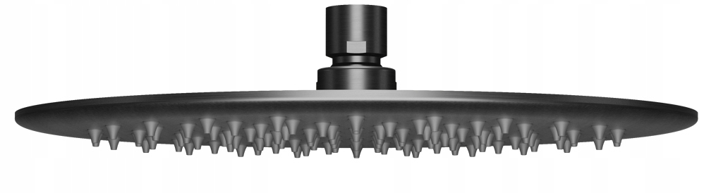 Emporia deszczownica 250 mm okrągła gun metal 04060BN