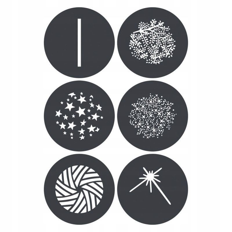 Godox GP-GS3 (Gobo Set 6 kusů) pro systém G-Mount