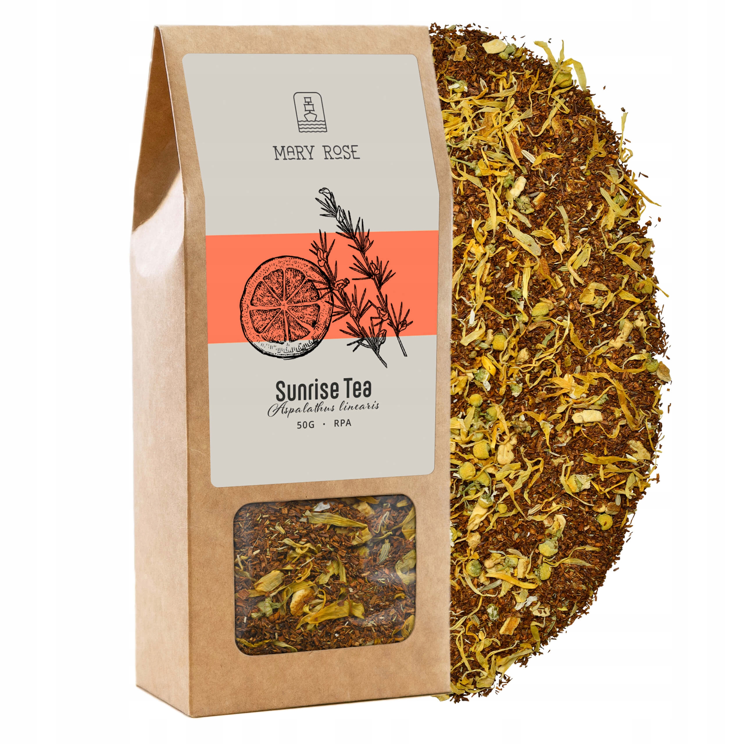 Levně Mary Rose Čaj Rooibos Sunrise 50 g