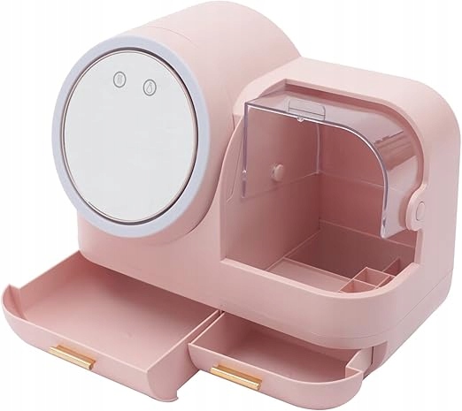 Růžový Kosmetický Kufřík Łgi Se Zrcátkem