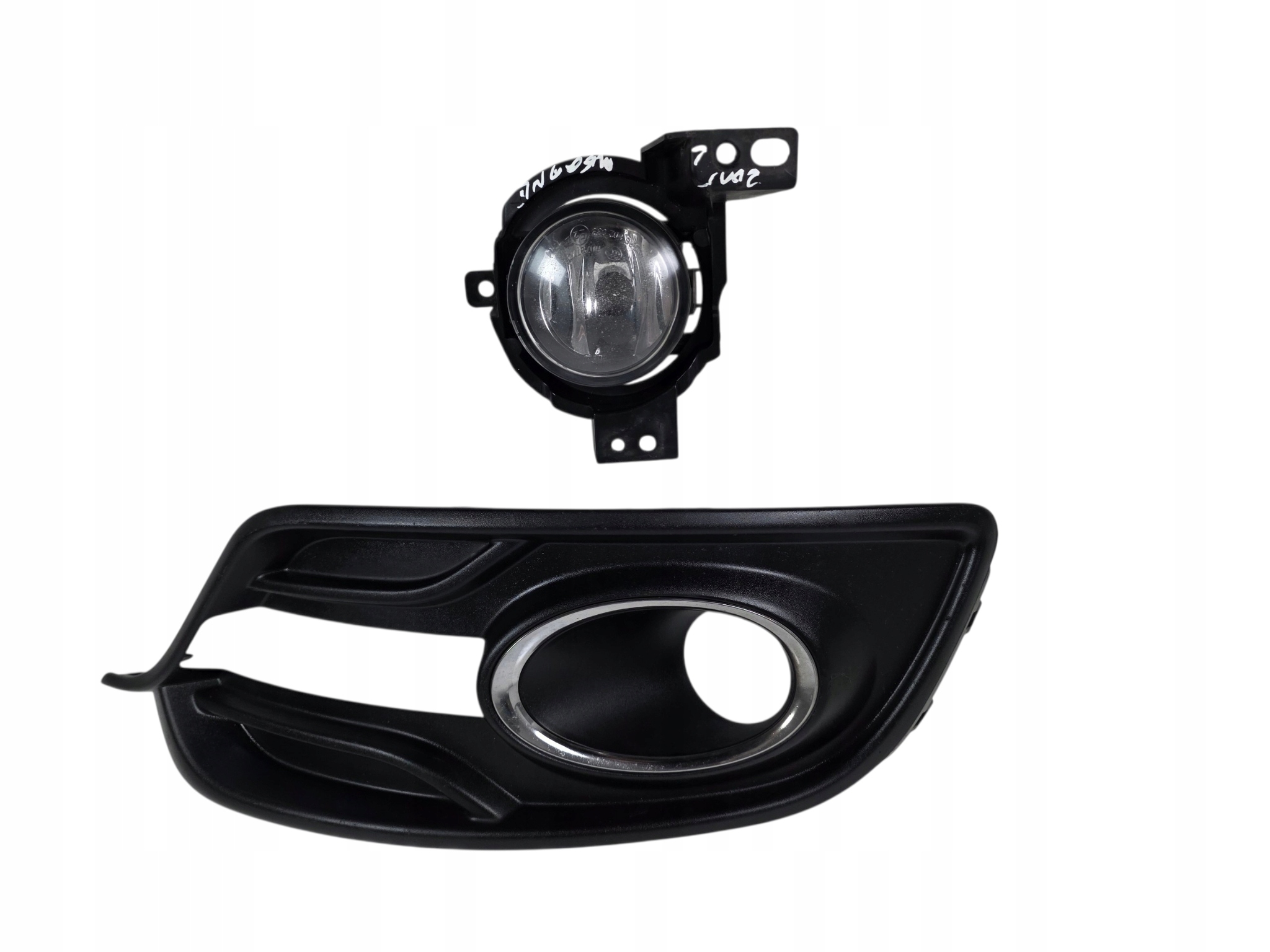 RENAULT MEGANE 3 III fog light left + frame grid left CHROM 261A32193R