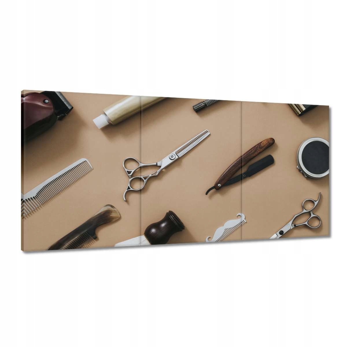 Obrazy 180x90 Vintage barberské vybavenie