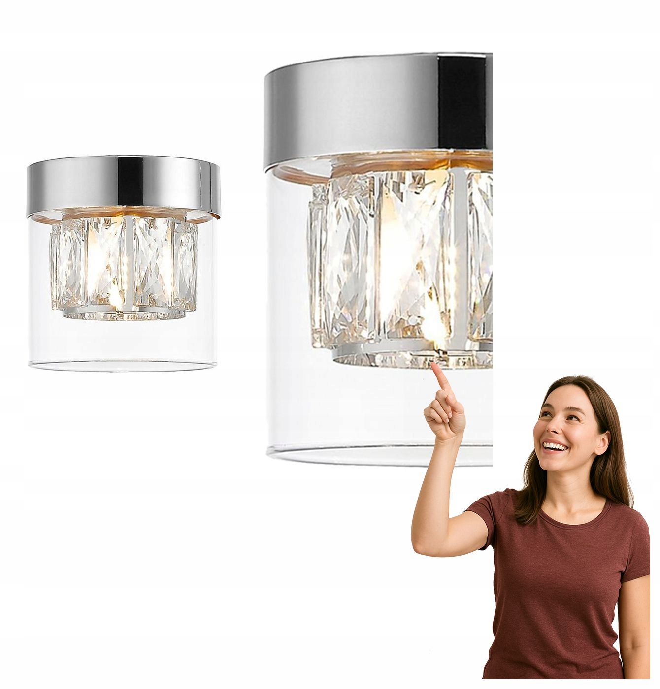 Stropné svietidlo Gem C0389-01A-F4AC Zuma Line