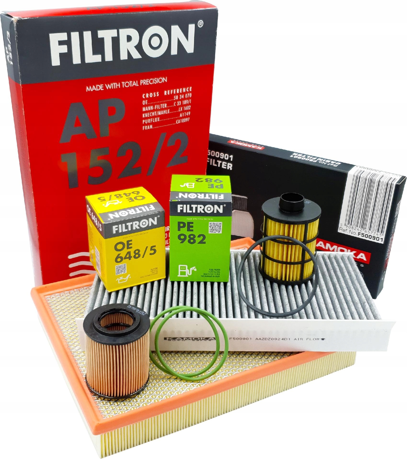 FILTRON ZESTAW FILTRÓW DO OPEL VECTRA C 1.9CDTI EAN (GTIN) 5904608031525