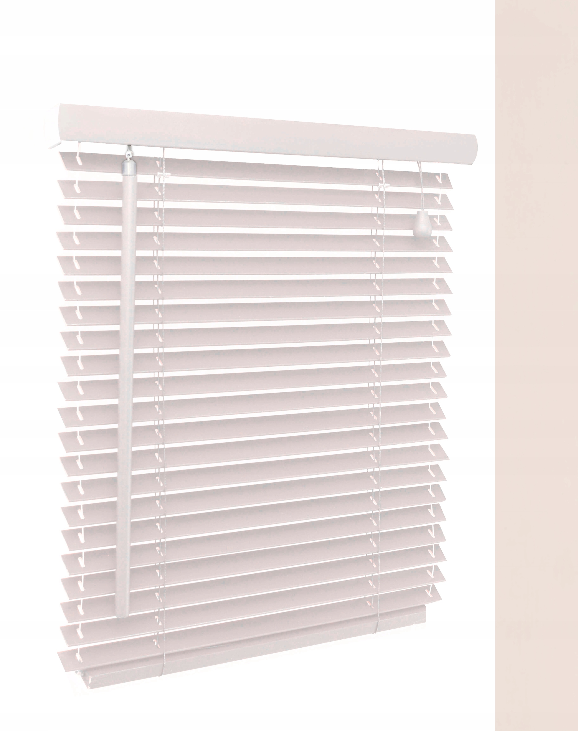 

Żaluzje Beż Rolety Drewniane 25MM 140x140