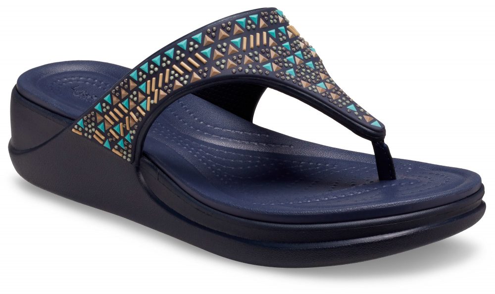 Crocs žabky Crocs Boca Medallion Wedge Flip W 207648 W7 37-38