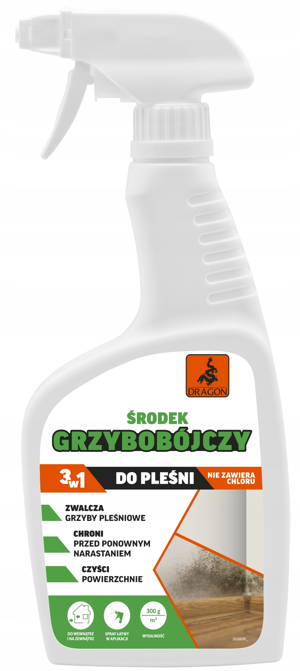 

Środek Grzybobójczy Do Usuwania Pleśni 0,5L Dragon