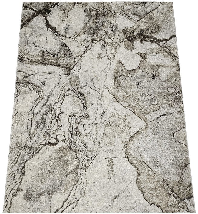 Koberec 280x370 Moderní Šedý Hnědý Do Obývacího Pokoje Ložnice Hrubý Masitý