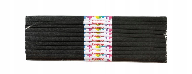 

Happy Color Krepa Marszczona 50X200CM Czarny