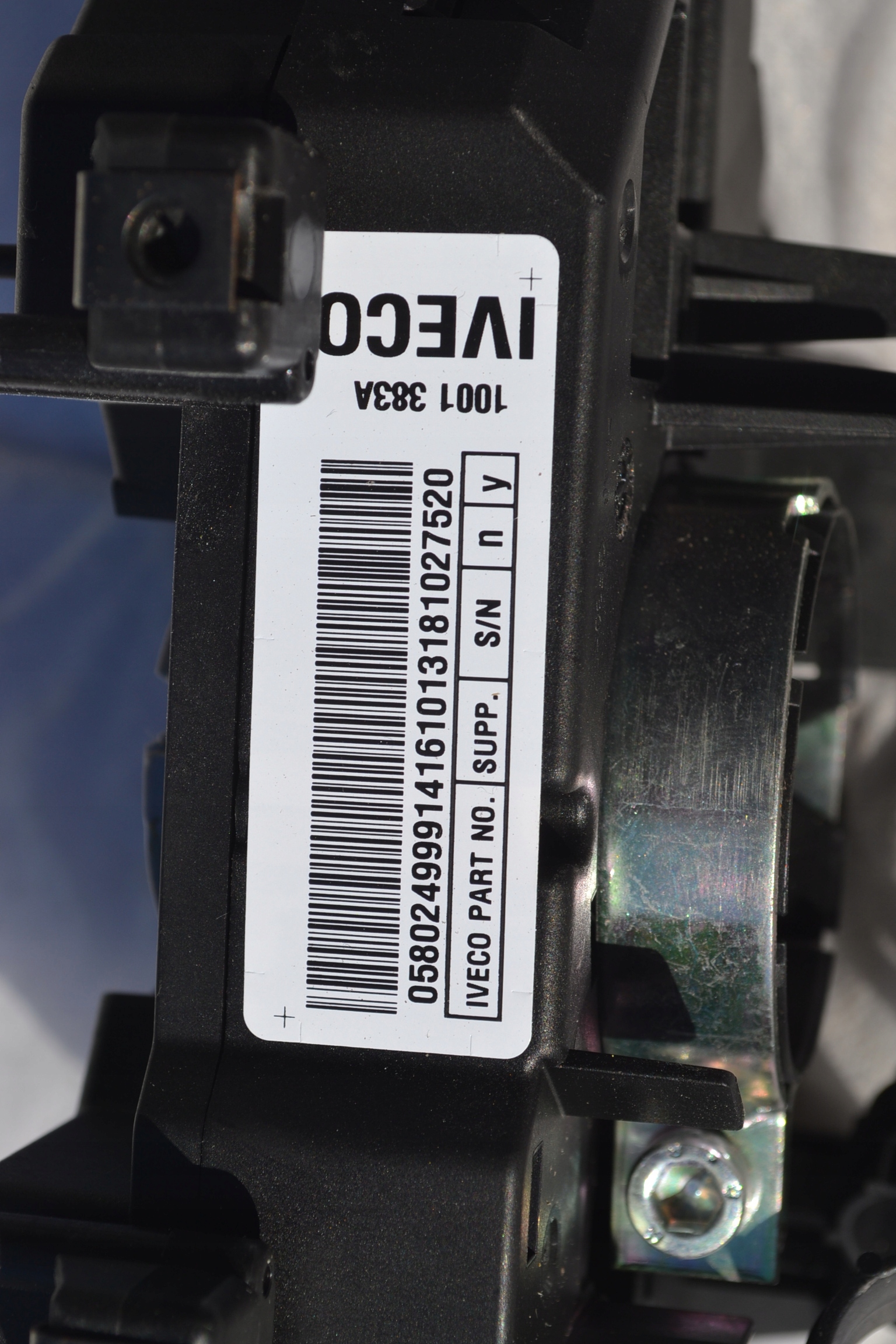 steering wheel levers and controls ring IVECO DAILY 0580249991
