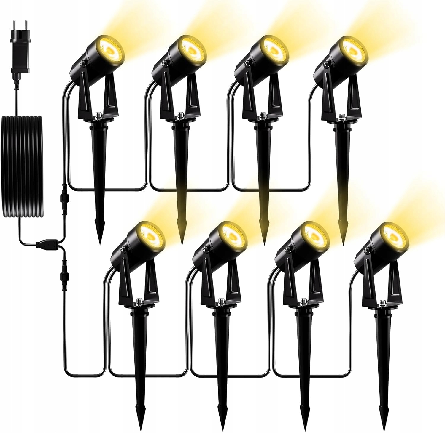 Nekompletný Led reflektor Yuusei 8/26M, teplá biela 3000K, IP65 vodotesný